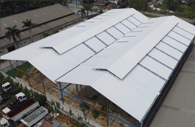 Atap UPVC Excel untuk Pabrik